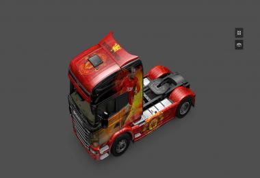 Manchester United skin Scania R