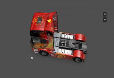 Manchester United skin Scania R