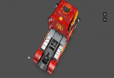 Manchester United skin Scania R