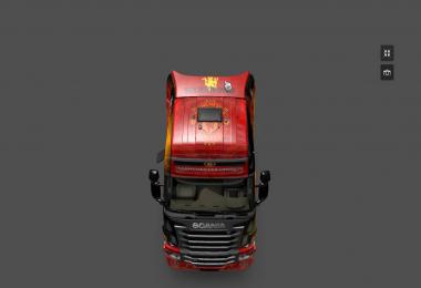 Manchester United skin Scania R