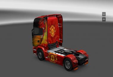 Manchester United skin Scania R