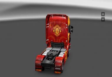 Manchester United skin Scania R