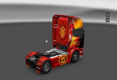 Manchester United skin Scania R