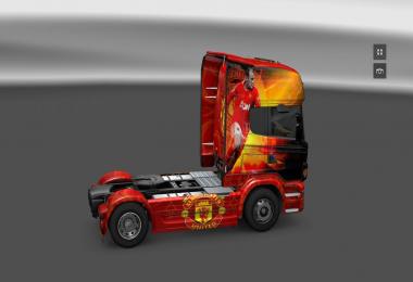 Manchester United skin Scania R