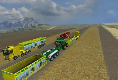 Mercedes ACTROS and Trailer v2.0