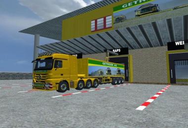 Mercedes ACTROS and Trailer v2.0