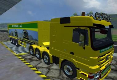 Mercedes ACTROS and Trailer v2.0