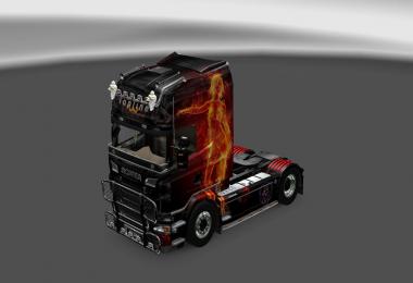 Scania Fire Skin Girl