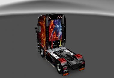 Scania Fire Skin Girl