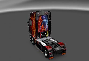 Scania Fire Skin Girl