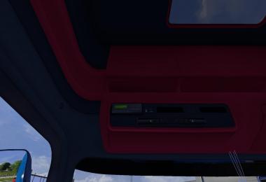 Scania Interior Black Red