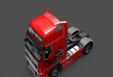 Skin Baron Rojo Volvo FH16 Clasic