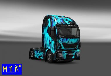 Skin Iveco Hi-Way Green Smoke