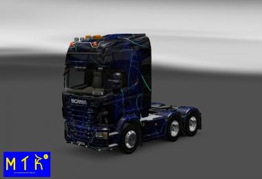 Skin Scania Blue Smoke