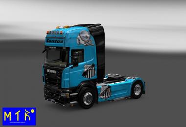 Skin Scania Santos FC V3