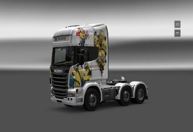 The Minions skin for Scania R