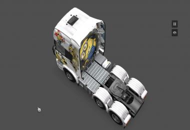 The Minions skin for Scania R