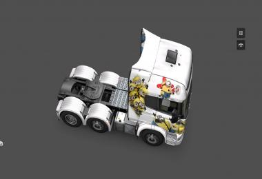 The Minions skin for Scania R