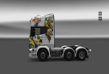 The Minions skin for Scania R