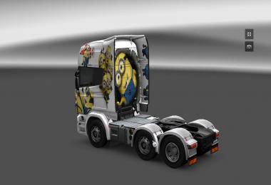 The Minions skin for Scania R