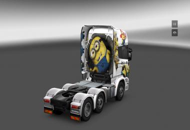 The Minions skin for Scania R