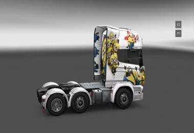 The Minions skin for Scania R