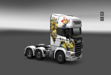 The Minions skin for Scania R