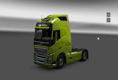 Volvo FH 2013 Aqua green skin