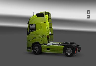 Volvo FH 2013 Aqua green skin