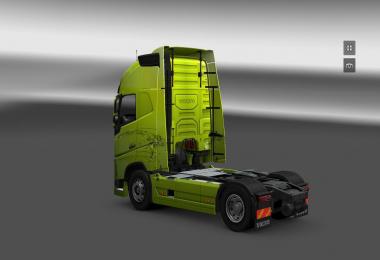 Volvo FH 2013 Aqua green skin