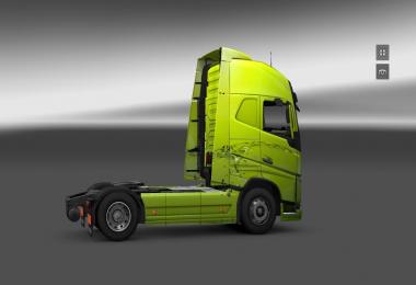 Volvo FH 2013 Aqua green skin