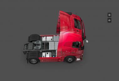 Volvo FH 2013 Aqua red skin