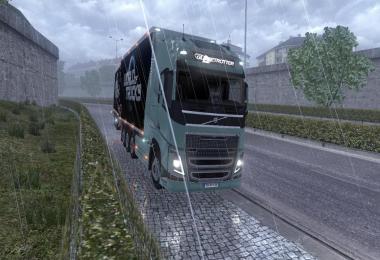 Volvo FH16 2012 BDF tandem with trailer and cargo V1