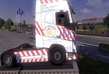 Volvo FH16 Taiwan National Highway Police skin