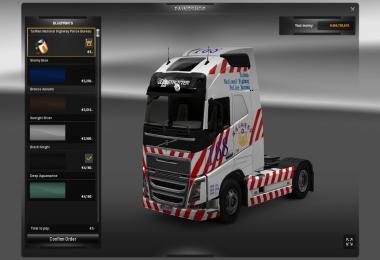 Volvo FH16 Taiwan National Highway Police skin