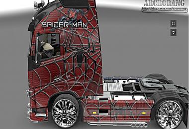 Volvo FH2013 Spider-man skin