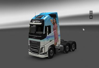 Volvo Miranda Kerr skin