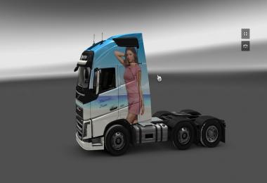 Volvo Miranda Kerr skin