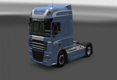 DAF XF Limited Edition Blue Skin