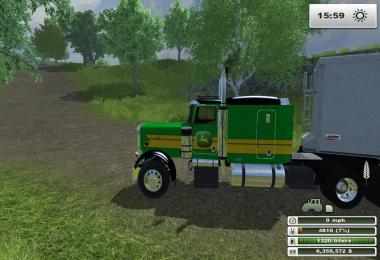 Peterbilt 379 Flattop John Deere