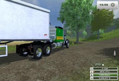 Peterbilt 379 Flattop John Deere