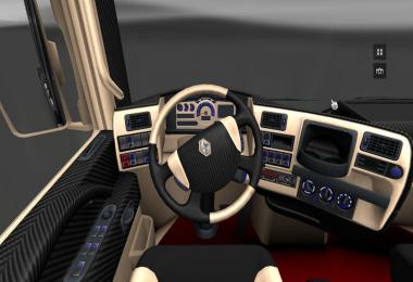 Renault Magnum Carbon & Cream interior