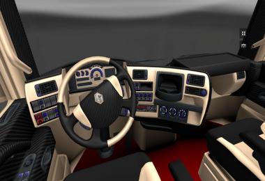 Renault Magnum Carbon & Cream interior