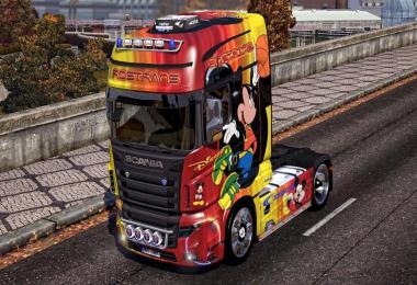 Rostrans Disney Scania R700 Skin