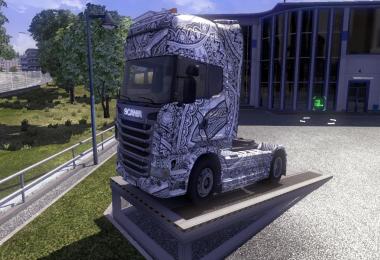 Scania Batik Indonesia Skin