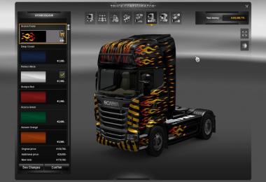 Scania R Flame skin