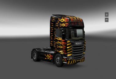 Scania R Flame skin