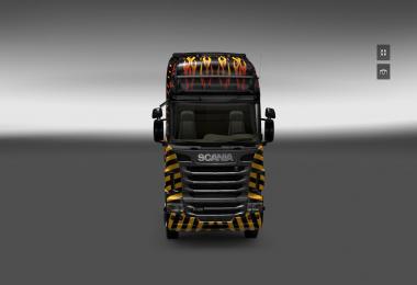 Scania R Flame skin