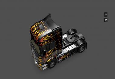 Scania R Flame skin