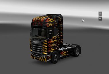 Scania R Flame skin